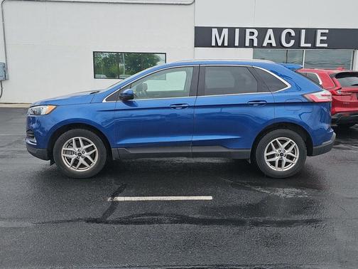 Atlas Blue Metallic 2023 Ford Edge SEL