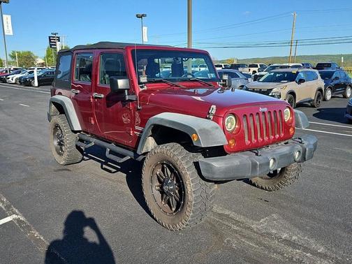 Maroon 2011 Jeep Wrangler Unlimited Sport