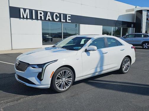 White 2023 Cadillac CT4 Premium Luxury