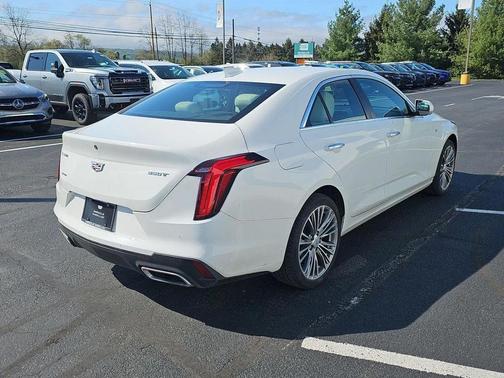 White 2023 Cadillac CT4 Premium Luxury