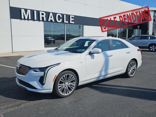 White 2023 Cadillac CT4 Premium Luxury