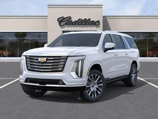 Vibrant White Tricoat 2026 Cadillac Escalade ESV Platinum