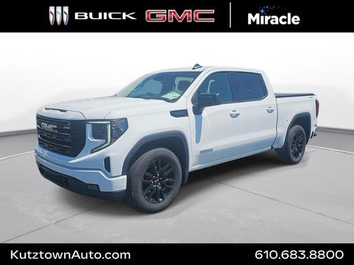Summit White 2024 GMC Sierra 1500 Elevation