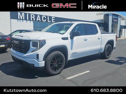 Summit White 2024 GMC Sierra 1500 Elevation
