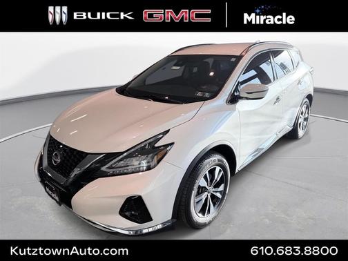 Pearl White Tricoat 2024 Nissan Murano SV Intelligent AWD