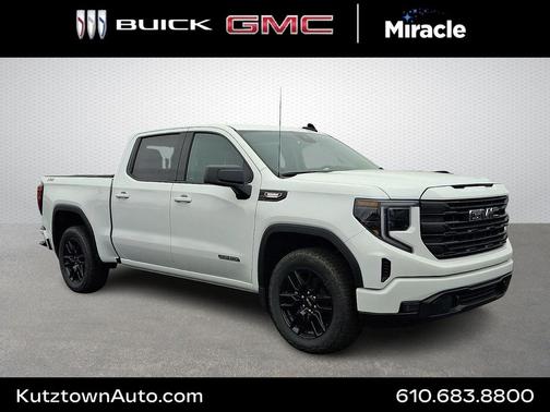 Summit White 2026 GMC Sierra 1500 Elevation