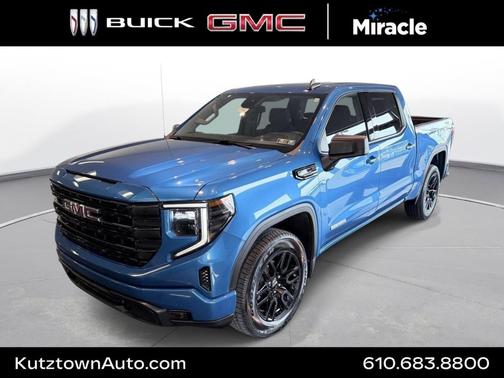 Dynamic Blue Metallic 2024 GMC Sierra 1500 Elevation