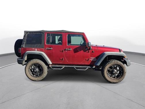 Maroon 2011 Jeep Wrangler Unlimited Sport