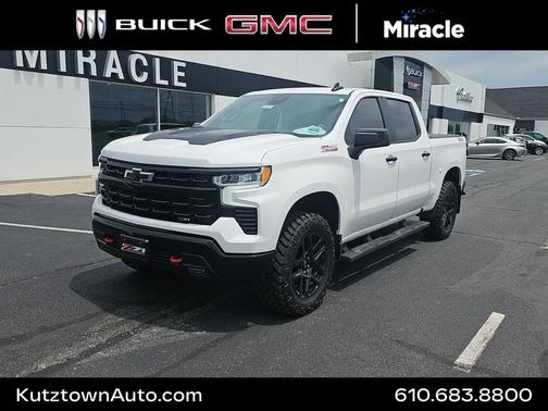 Summit White 2025 Chevrolet Silverado 1500 LT Trail Boss