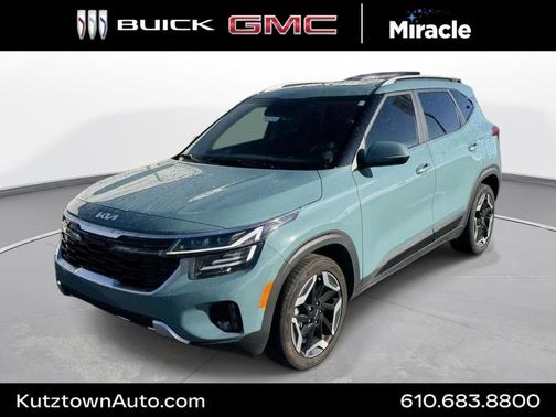 Pluton Blue 2025 Kia Seltos SX Turbo