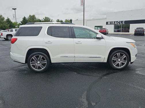 White Frost Tricoat 2018 GMC Acadia Denali