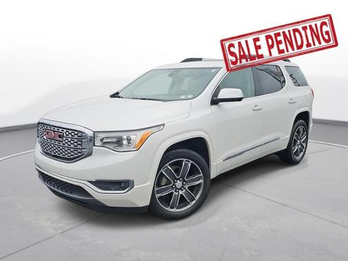 White Frost Tricoat 2018 GMC Acadia Denali