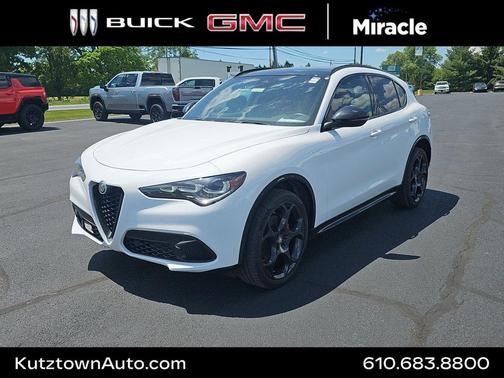 Alfa White 2024 Alfa Romeo Stelvio Veloce AWD