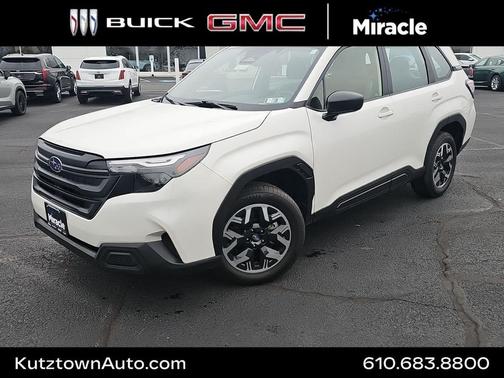 Crystal White Pearl 2025 Subaru Forester Base