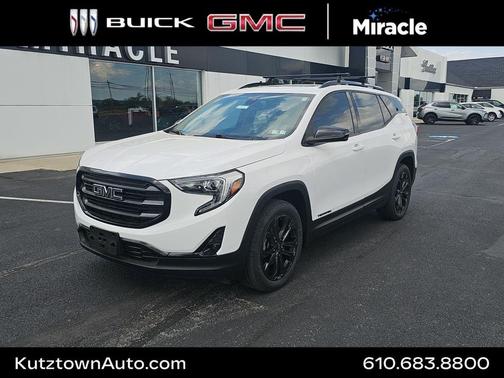 Summit White 2019 GMC Terrain SLT