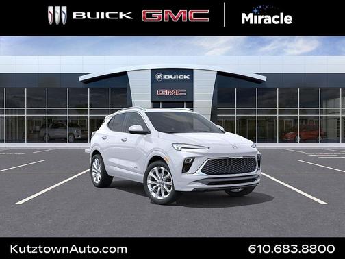 White Frost Tricoat 2026 Buick Encore GX Avenir