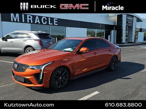 Blaze Orange Metallic 2023 Cadillac CT4-V V-Series Blackwing