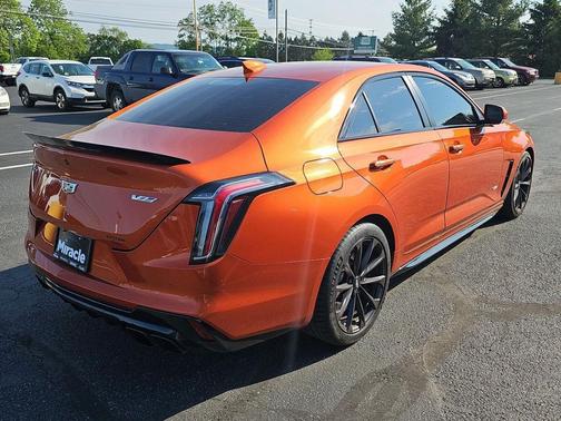 Blaze Orange Metallic 2023 Cadillac CT4-V V-Series Blackwing