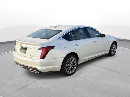 Crystal White Tricoat 2023 Cadillac CT5 Premium Luxury