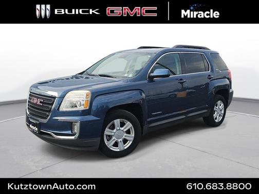 Blue 2016 GMC Terrain SLE-2