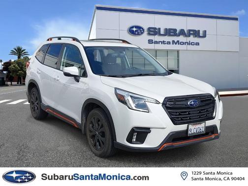 Crystal White Pearl 2024 Subaru Forester Sport
