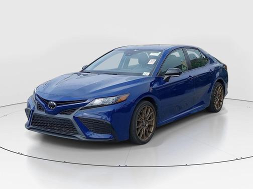 Blue 2023 Toyota Camry SE Nightshade