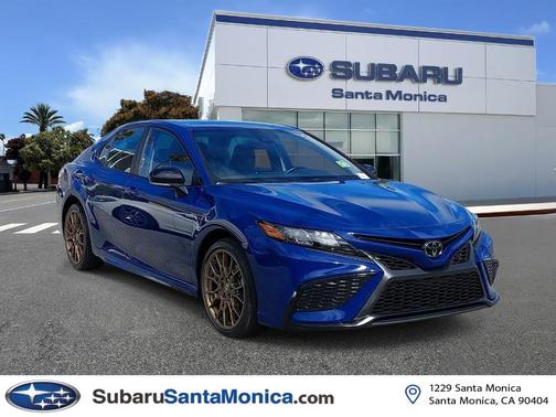 Blue 2023 Toyota Camry SE Nightshade