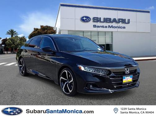 Black 2022 Honda Accord Sport 1.5T