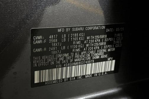 2025 Subaru Crosstrek Limited