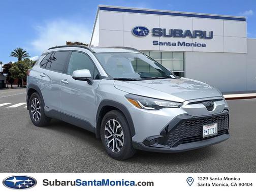 Silver 2024 Toyota Corolla Cross Hybrid SE