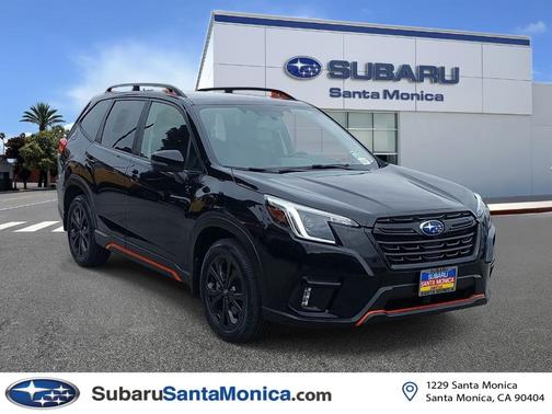 Crystal Black Silica 2023 Subaru Forester Sport