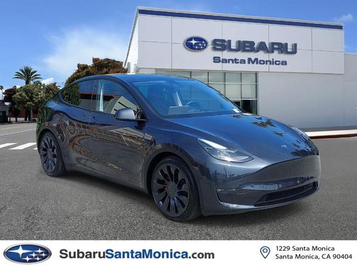 Black 2024 Tesla Model Y Performance