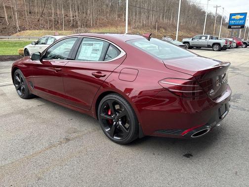 Red 2026 Genesis G70 3.3T Sport Prestige