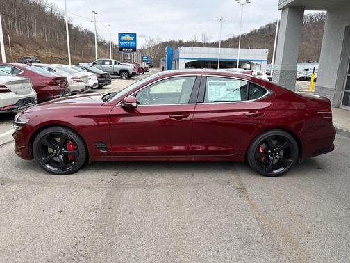 Red 2026 Genesis G70 3.3T Sport Prestige