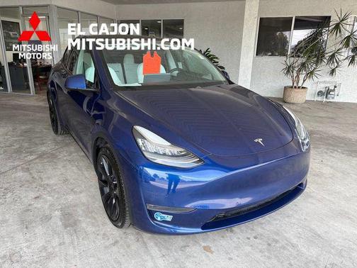 Deep Blue Metallic 2020 Tesla Model Y Long Range