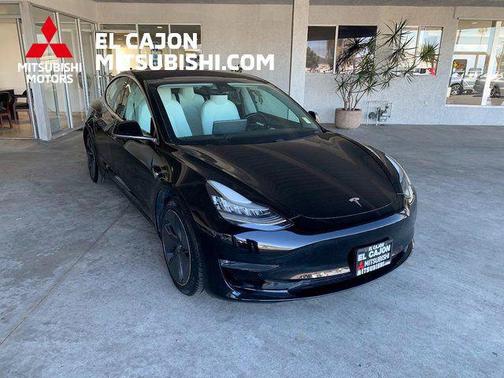 Solid Black 2019 Tesla Model 3 Long Range