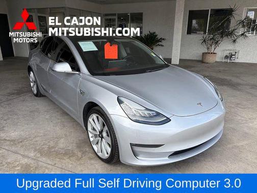 Silver 2018 Tesla Model 3 Long Range