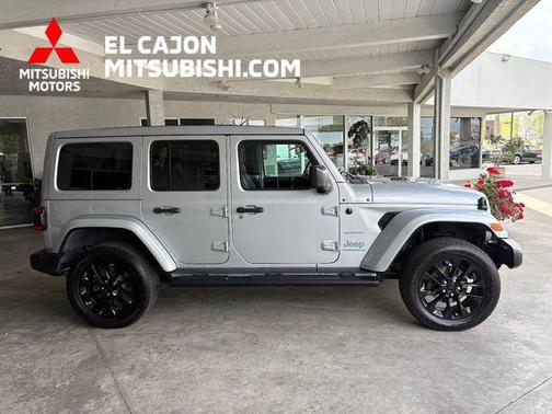 Silver Zynith Clearcoat 2023 Jeep Wrangler 4xe Sahara