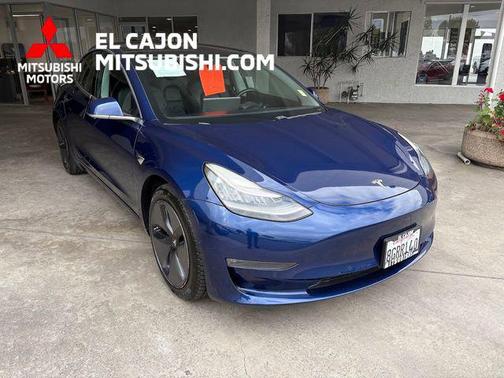 Deep Blue Metallic 2018 Tesla Model 3 Long Range