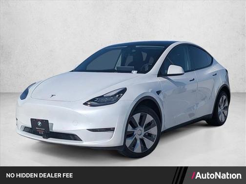 Pearl White Multi-Coat 2022 Tesla Model Y Long Range Dual Motor All-Wheel Drive