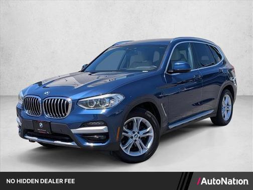 Phytonic Blue Metallic 2020 BMW X3 xDrive30i