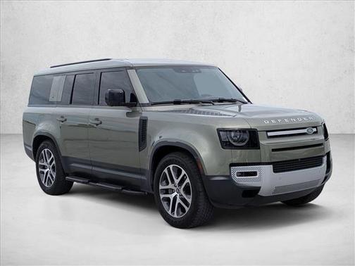 Pangea Green Metallic 2024 Land Rover Defender 130 P400 S