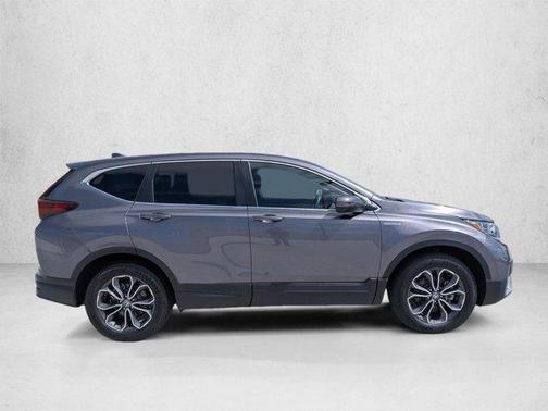 Silver/Gray 2021 Honda CR-V Hybrid EX