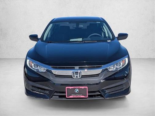 Black 2017 Honda Civic LX
