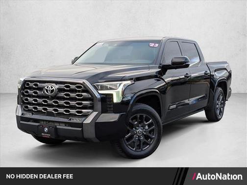 Midnight Black Metallic 2023 Toyota Tundra Platinum