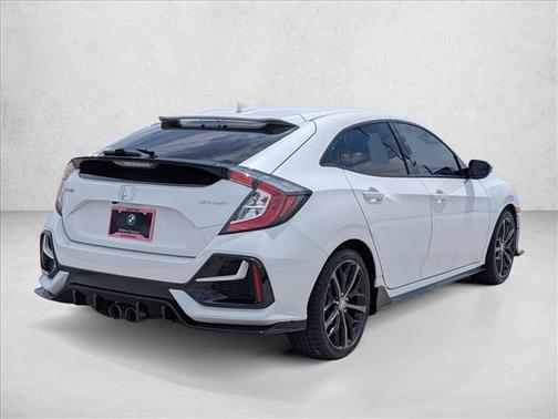 Platinum White Pearl 2021 Honda Civic Sport