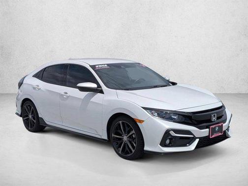 Platinum White Pearl 2021 Honda Civic Sport