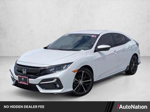 Platinum White Pearl 2021 Honda Civic Sport