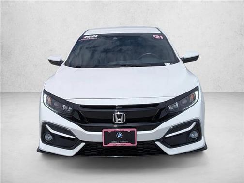 Platinum White Pearl 2021 Honda Civic Sport