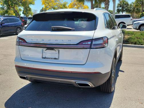 Pristine White Metallic Tri-Coat 2023 Lincoln Nautilus Reserve